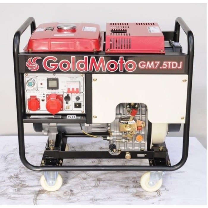 GoldMoto GM7.5TDJ Dizel Marşlı Jeneratör 7.5 KW Trifaze