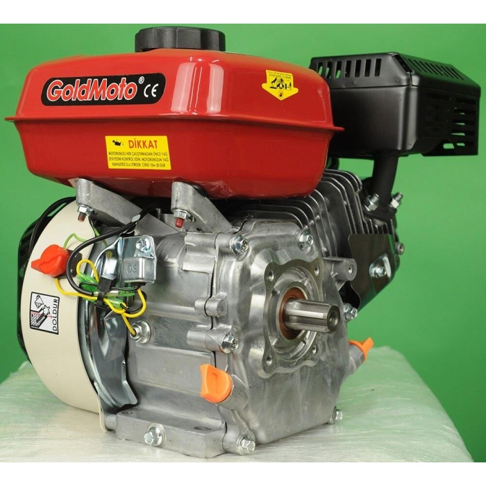 GoldMoto GM200F25 Benzinli Motor 6.5 Hp Krank Mili Frezeli 25mm