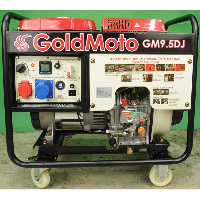 GoldMoto GM9.5DJ Dizel Marşlı Jeneratör 9.5 KW Monofaze