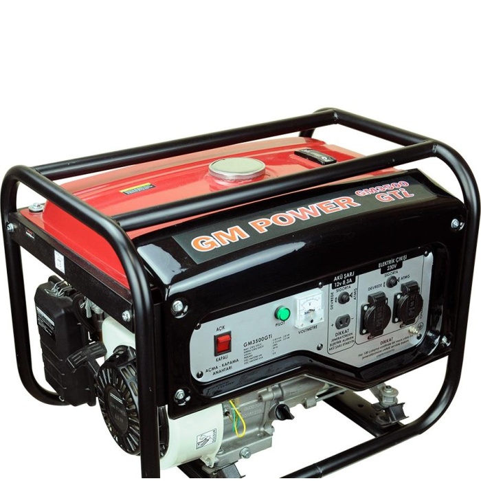 GoldMoto GM Power GM3500GTİ Benzinli Jeneratör 3,5 Kva Monofaze