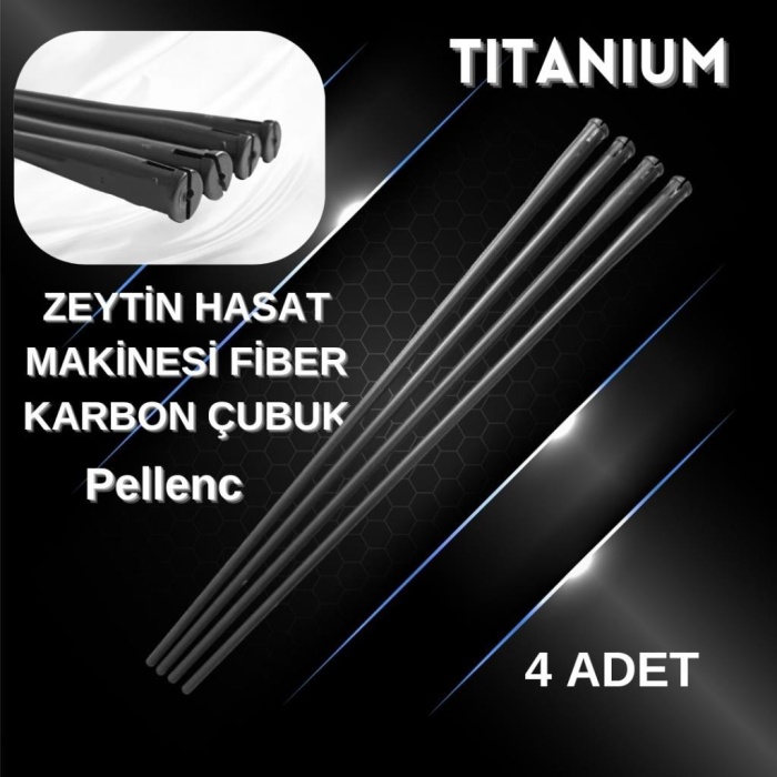 Pellenc Zeytin Hasat Makinesi Yekpare Çırpıcı Çubuk- 4 Adet