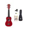 Havana HK-21RD Soprano Ukulele- Kırmızı