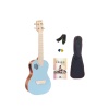 PICKAPICK PICK-24BL CONCERT UKULELE - MAVİ SET (KILIF-ASKI-METHOD-PENA HEDİYELİ)