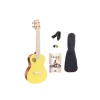 PICKAPICK PICK-24YL CONCERT UKULELE SARI SET (KILIF-ASKI-METHOD-PENA HEDİYELİ)