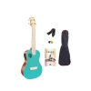 PICKAPICK PICK-24GR CONCERT UKULELE - YEŞİL SET (KILIF-ASKI-METHOD-PENA HEDİYELİ)