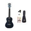 HAVANA HK-134BL MAUN CONCERT UKULELE MAVİ SET(KILIF-ASKI-METHOD-PENA HEDİYELİ)