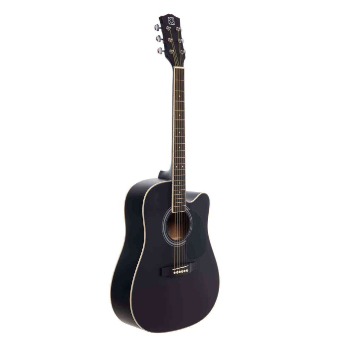 Strauss SA-210 BK Akustik Gitar - Siyah