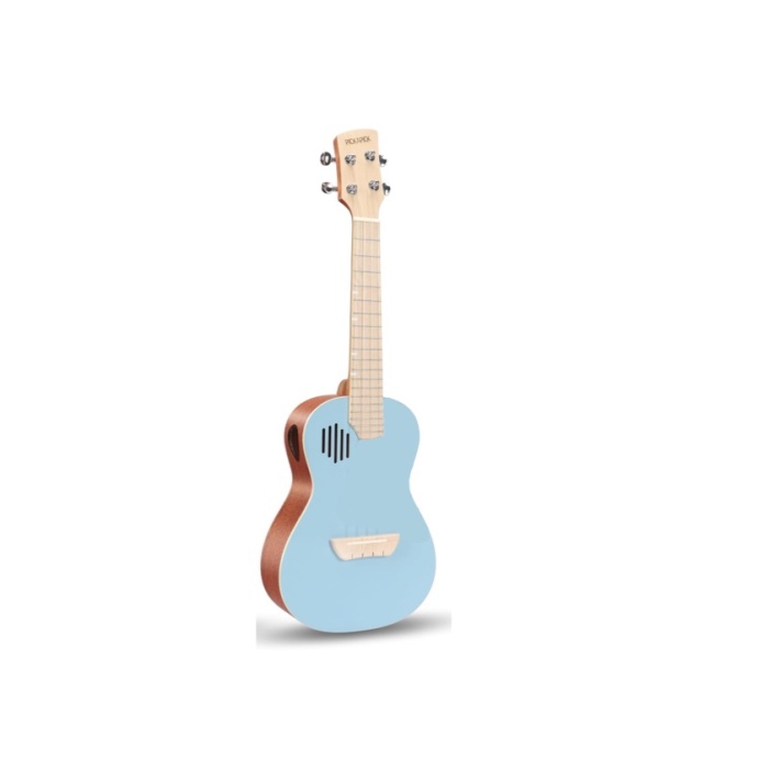 PICKAPICK PICK-24BL CONCERT UKULELE - MAVİ SET (KILIF-ASKI-METHOD-PENA HEDİYELİ)