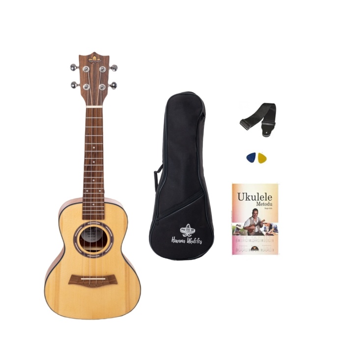 HAVANA HKC-TXYS24 CONCERT UKULELE SET (SOFTCASE-ASKI-METHOD-PENA HEDİYELİ)