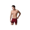 3 Adet Erkek Compact-Cotton Uzun Boxer Bordo