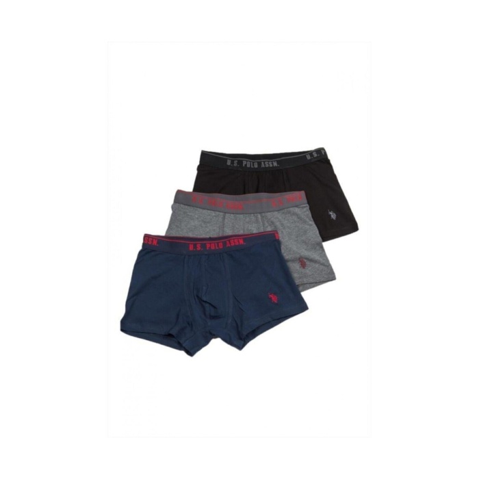 U.s. Polo Assn 80097 Erkek Boxer 3lü Paket