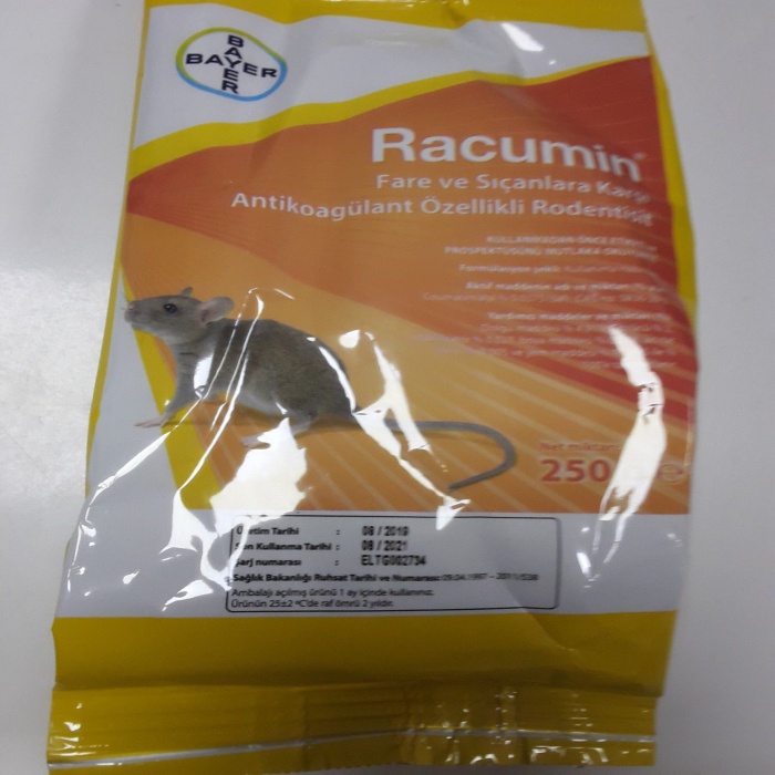 Bayer Racumin Fare Zehiri 250 gr Kullanıma Hazır Yem Fare ve Sıçan Uzmanı