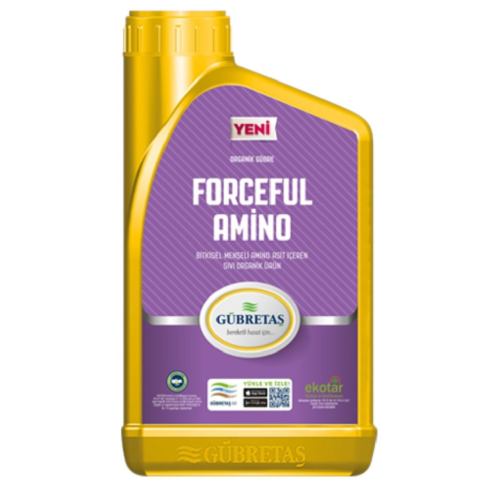 Gübretaş Bitkisel Meşeli Amino Asit Içeren Sıvı Organik Forceful Amino - 1lt