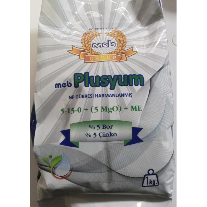 Mebor Plusyum 1 Kg - 5-5-0+(5MgO)+5B+5Zn NPK Gübresi