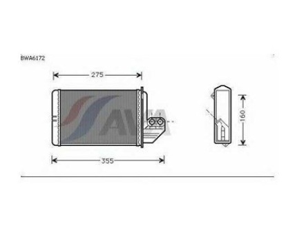 BMW E36 09/1994 Sonrası Kalorifer Radyatörü BWA6172