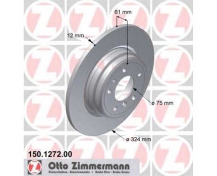 BMW E38 Arka Fren Diski Takım 150127220