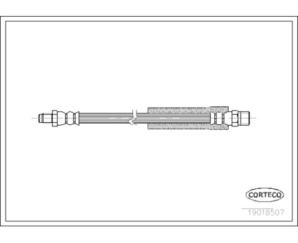 BMW E30 Ön, E60 E61 E63 E64 E65 E66 Arka Fren Hortumu 19018507