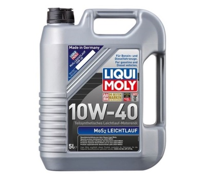 LIQUI MOLY 10W40 Motor Yağı Kısmi Sentetik MoS2li LEICHTLAUF 5 Litre 2184