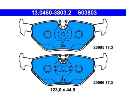 BMW E32 E34 Arka Fren Balatası 13046038032