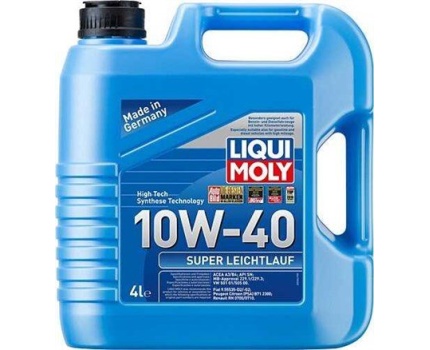 Liqui Moly 10W40 Süper Sentetik SUPER LEICHTLAUF Motor Yağı 4lt 9504