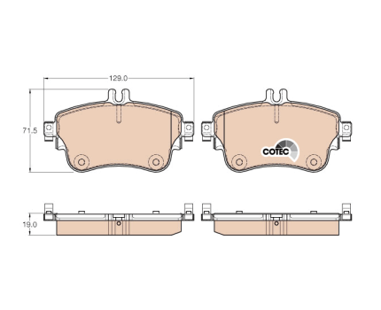 Mercedes Benz C117 W176 W246 Ön Fren Balatası GDB1933