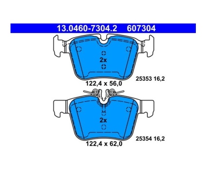 Mercedes Benz W205 X253 Arka Fren Balatası 13046073042