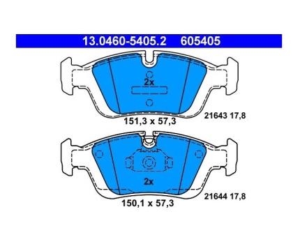 BMW E36 E46 E85 Z3 Ön Fren Balatası 13046054052