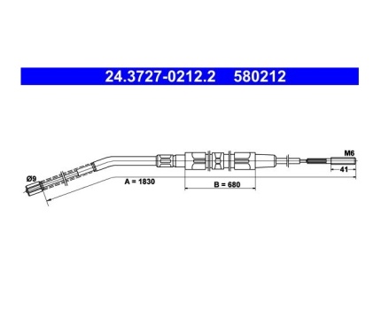 BMW E30 El Fren Teli Pabuç 24372702122