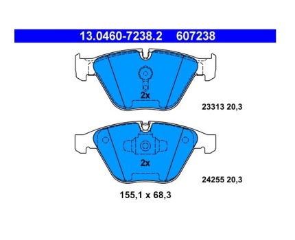 BMW E84 E90 E91 E92 E93 Ön Fren Balatası 13046072382