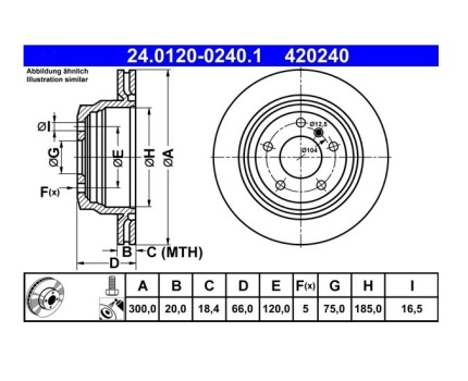 BMW F30 F31 F32 F33 F34 F36 Arka Fren Diski Takım 24012002401