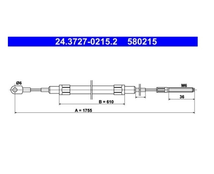 BMW E34 El Fren Teli Disk Tipi 24372702152