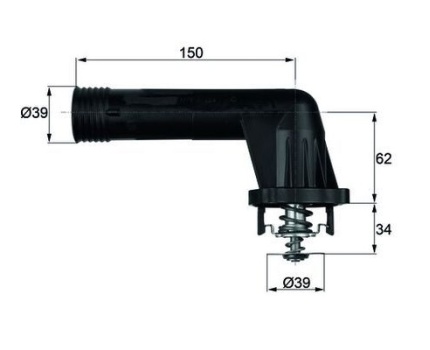 BMW E34 E36 Z3 M43 Termostat TI2095