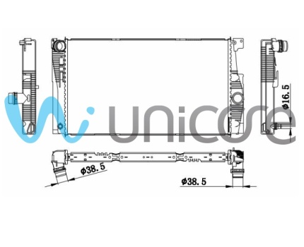 BMW F07 F10 F11 N20 Otomatik Vites Radyatör 10BWF101B