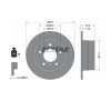 BMW E36 Compact Arka Fren Diski 92072303