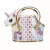 10873 Cutekins Taşıma Çantalı Peluş Unicorn Lou Lou -Sunman