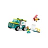 60403 LEGO® City Acil Durum Ambulansı ve Snowboardcu 79 parça +4 yaş