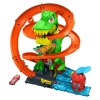 JBM73 Hot Wheels T-Rex ve İtfaiye İstasyonu Oyun Seti