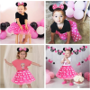 Pembe Fiyonklu Minnie Mouse Tacı Mini Kulak