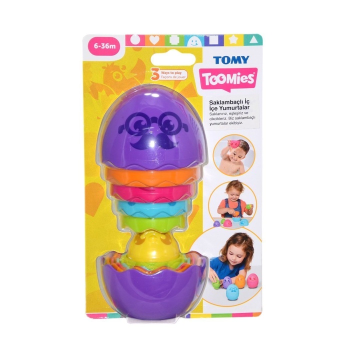 73080 Tomy, İç İçe Yumurtalar, 6-36 ay