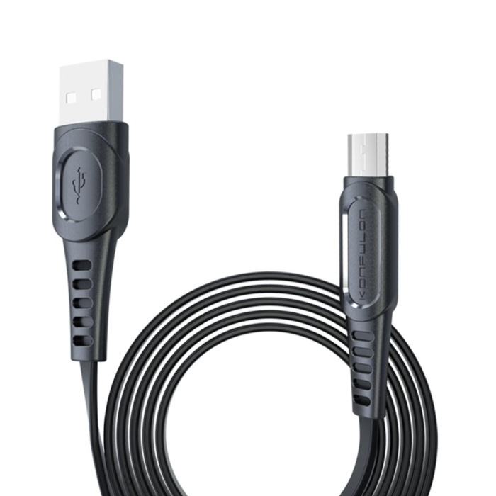 DC01 Süper Hızlı Micro USB Kablo 1M 2.4A - Siyah