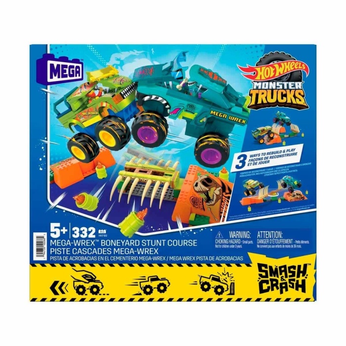 HKF89 MEGA Hot Wheels® Mega-Wrex™ Dinozor Kemikli Aksiyon Sahası