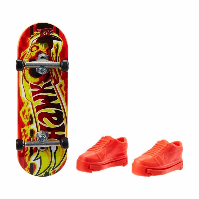 HGT46 Hot Wheels Skate Parmak Kaykay ve Ayakkabı Paketleri