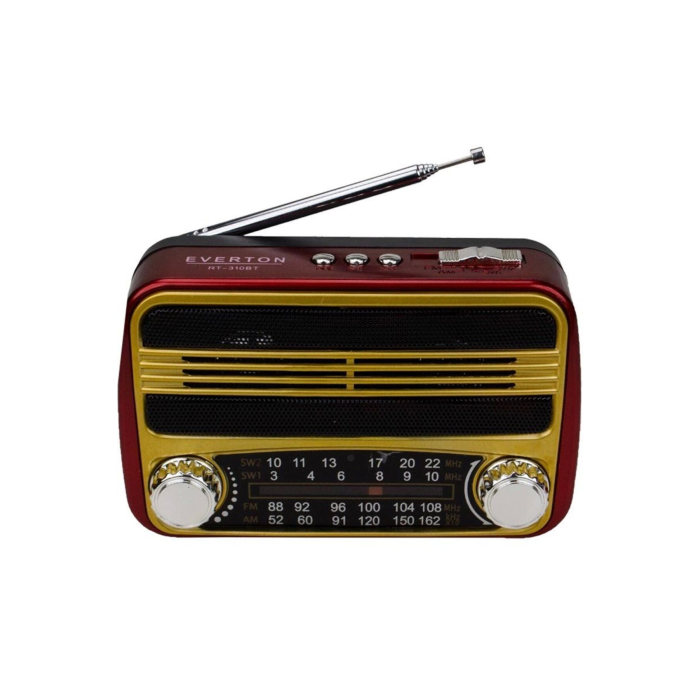 Rt-310 Bluetoothlu Nostaljik Radyo Usb Mp3 Player