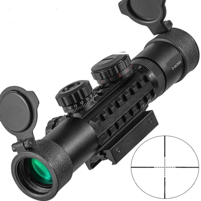 C39x26eg   Raylı Çift Işıklı Tüfek Dürbünü  11mm/22mm