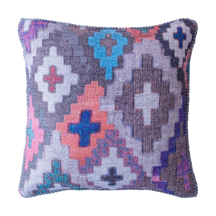 Kilim Desenli Kırlent Kılıfı, PLLW-100358