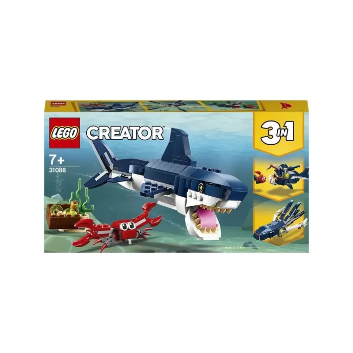 31088 Lego Creator 3ü1 arada Derin Deniz Yaratıkları parça +7 yaş