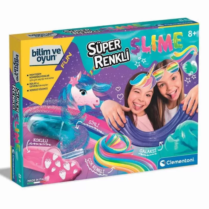 64812 Süper Renkli Slime - Bilim ve Oyun +8 yaş