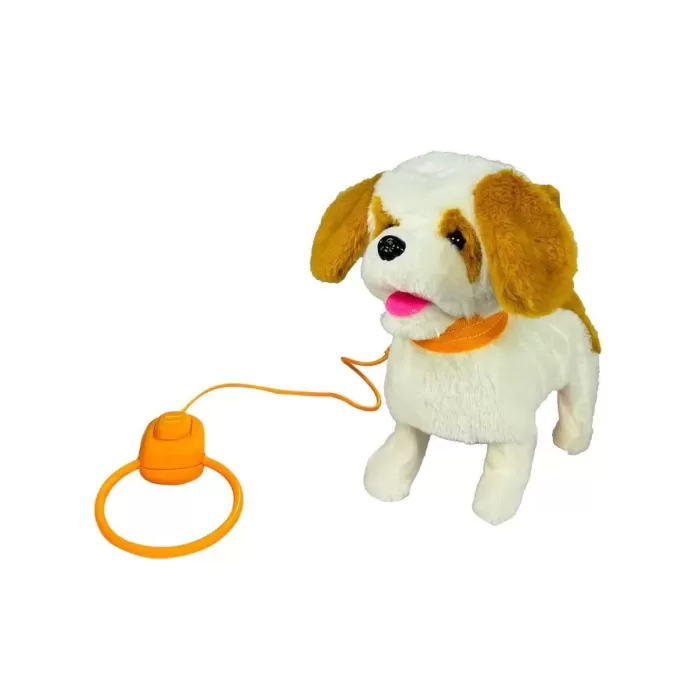 PFT-B019 Peluş Tasmalı Yürüyen Köpek -Vardem Oyuncak