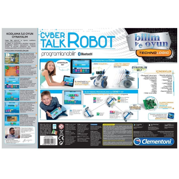 64447 Cyber Talk Robot - Robotik Laboratuvarı +8 yaş