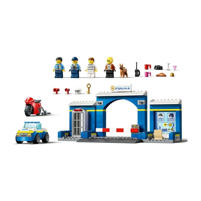 60370 LEGO® City - Polis Merkezi Takibi 172 parça +4 yaş